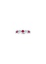首图 - 点击放大 - LC COLLECTION JEWELLERY - 18K White Gold Diamond Ruby Ring — Size US 7
