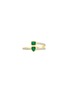 首图 - 点击放大 - LC COLLECTION JEWELLERY - 18K Gold Diamond Emerald Ring — US 7