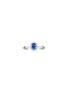 首图 - 点击放大 - LC COLLECTION JEWELLERY - 18K White Gold Diamond Blue Sapphire Ring — US 7