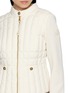  - MONCLER - 绗缝拼接针织开衫