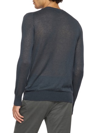 背面 - 点击放大 - PIACENZA 1733 - Crewneck Silk Cashmere Knit Sweater