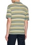 背面 - 点击放大 - PIACENZA 1733 - Striped Silk Linen Polo Shirt