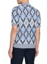 背面 - 点击放大 - PIACENZA 1733 - Argyle Knit Silk Cotton Polo Shirt
