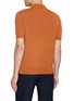 背面 - 点击放大 - PIACENZA 1733 - Diamond Open-Knit Cotton Polo Shirt