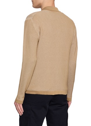 背面 - 点击放大 - PIACENZA 1733 - Button-Up Collar Silk Cotton Cardigan