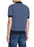 背面 - 点击放大 - PIACENZA 1733 - Quarter Zip Knit Silk Linen Polo Shirt