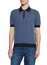 首图 - 点击放大 - PIACENZA 1733 - Quarter Zip Knit Silk Linen Polo Shirt