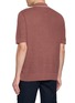 背面 - 点击放大 - PIACENZA 1733 - Contrast Trim Silk Linen Polo Shirt