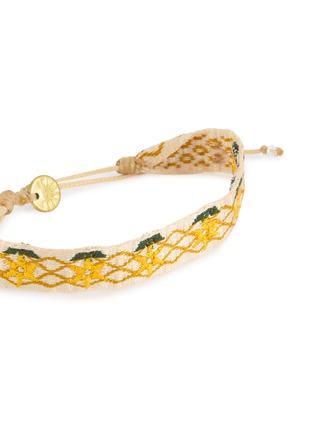 细节 - 点击放大 - GUANABANA - Floral Embroidered Bracelet