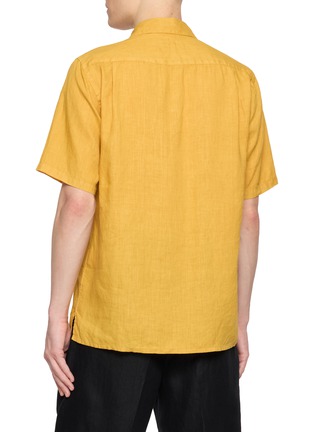 背面 - 点击放大 - TOMORROWLAND - Linen Short Sleeve Shirt