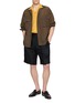 模特儿示范图 - 点击放大 - TOMORROWLAND - Linen Short Sleeve Shirt