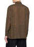 背面 - 点击放大 - TOMORROWLAND - Striped Check Double Pocket Collared Shirt