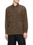 首图 - 点击放大 - TOMORROWLAND - Striped Check Double Pocket Collared Shirt