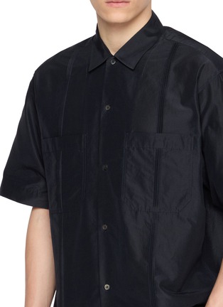  - TOMORROWLAND - Double Pocket Collared Short Sleeve Shirt