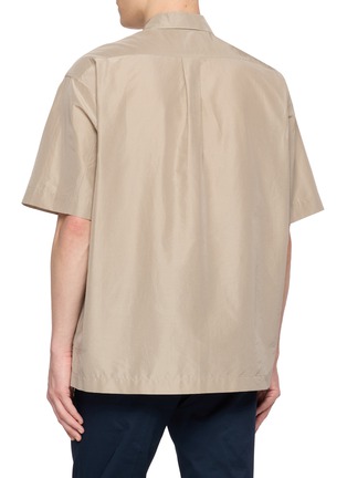 背面 - 点击放大 - TOMORROWLAND - Double Pocket Collared Short Sleeve Shirt