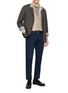 模特儿示范图 - 点击放大 - TOMORROWLAND - Double Pocket Collared Short Sleeve Shirt