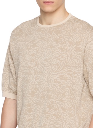  - TOMORROWLAND - Paisley Tricot Crew Neck Knit Tee
