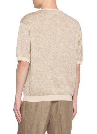 背面 - 点击放大 - TOMORROWLAND - Paisley Tricot Crew Neck Knit Tee