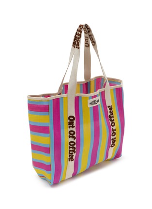 细节 - 点击放大 - NOTICE ME - Striple Canvas Tote Bag