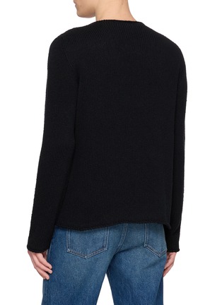 背面 - 点击放大 - THE ROW - Chunky Ribbed Cotton Linen Knit Sweater