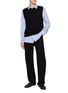 模特儿示范图 - 点击放大 - THE ROW - V-Neck Cashmere Vest