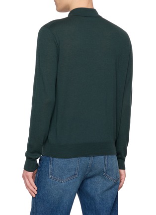 背面 - 点击放大 - THE ROW - Spread Collar Cashmere Polo Shirt