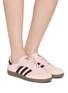 模特儿示范图 - 点击放大 - ADIDAS - 女款 SAMBA OG W 系带运动鞋