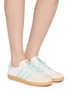 模特儿示范图 - 点击放大 - ADIDAS - 女款 SAMBA OG W 系带运动鞋