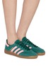 模特儿示范图 - 点击放大 - ADIDAS - 女款 HANDBALL SPEZIAL 系带运动鞋