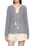首图 - 点击放大 - MO&CO. - Long Sleeve Lace Up Striped Top