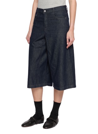细节 - 点击放大 - MO&CO. - Scarf Denim Bermuda Shorts