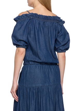 背面 - 点击放大 - MO&CO. - Off Shoulder Denim Top
