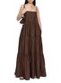 模特儿示范图 - 点击放大 - MATTEAU - Tiered Low Back Cotton Sundress