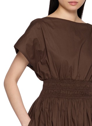  - MATTEAU - Shirred Waist Cotton Mini Dress