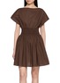 首图 - 点击放大 - MATTEAU - Shirred Waist Cotton Mini Dress