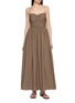 首图 - 点击放大 - MATTEAU - Gathered Bodice Cotton Midi Dress