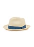 首图 - 点击放大 - BORSALINO - Ribbon Trim Woven Straw Hat