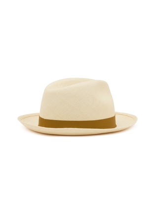 模特儿示范图 - 点击放大 - BORSALINO - Ribbon Band Panama Hat