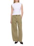 模特儿示范图 - 点击放大 - NOIR - Cotton Berrel Pants