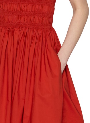  - MATTEAU - Shirred Bodice Cotton Mini Dress