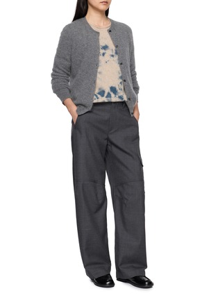 模特儿示范图 - 点击放大 - SUZUSAN - Shibori Seamless Sweater