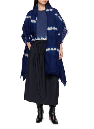 模特儿示范图 - 点击放大 - SUZUSAN - Shibori Washable Knit T-Shirt