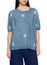 首图 - 点击放大 - SUZUSAN - Shibori Washable Knit T-Shirt