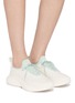 模特儿示范图 - 点击放大 - ATHLETIC PROPULSION LABS - TechLoom Zipline Women's Sneakers