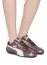 模特儿示范图 - 点击放大 - PUMA - Speedcat Metallic Unisex Sneakers