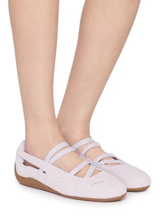 模特儿示范图 - 点击放大 - PUMA - Speedcat Ballet Suede Women's Sneakers