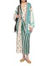 模特儿示范图 - 点击放大 - ME369 - Liv Sporty Graphic Stripe Cardigan