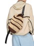 正面 -点击放大 - LOEWE - Medium Loop Raffia Bucket Bag