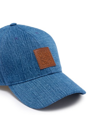 细节 - 点击放大 - LOEWE - LOGO 贴片牛仔棒球帽