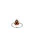 首图 - 点击放大 - LC COLLECTION JEWELLERY - 14K White Gold Diamond Garnet Ring — Size US 7